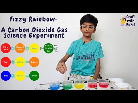 Fizzy Rainbow | A Carbon Dioxide Gas Science Experiment