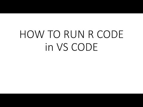 r in vs code | How to run r code in vs code | using r on vs code