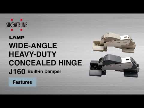 Heavy-Duty Concealed Hinge - J 160