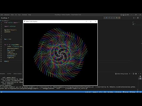 Turtle Graphics Design In python || New Turtle In Python