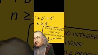 What was Fermat's Last Theorem? #mathfacts #maths #algebra #shorts