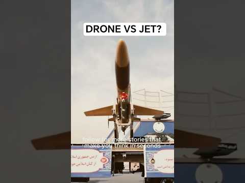 Iran’s Drone That Hunts Fighter Jets?! #thinkinseconds #shorts #iranvsisrael