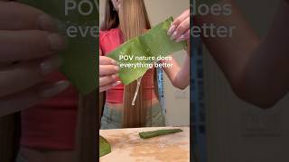 🪴💗😋✨  #haircare #aloevera