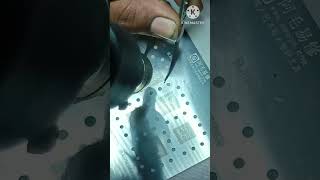 Watch how Qualcomm CPU are expertly  📱 #TechRepair #Qualcomm #CPURebolling #MobileRepair #DIYTech