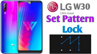 LGw30 set pattern lock easy solution /how to set screenlock/ password/pin number/ Tadrish info Tech.