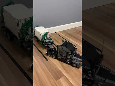 Backing up a Lego Semi #buwizz #legotechnic  #afol #semi