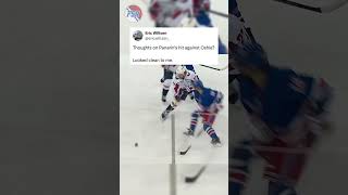 Did the refs make the right call on this INSANE hit by Panarin? #nyr #rangers #noquitinny