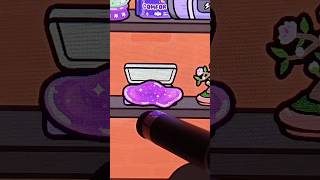 organizing the storage area into a purple items store in toca boca ~ all items are free 💜♥️