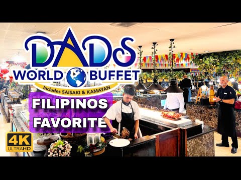 DADS World Buffet and Saisaki: The Ultimate Food Paradise 🇵🇭 | 4K Hi-Res Audio | Food and Walk Tour