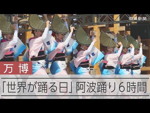 大型連休後半　万博会場を包む阿波おどりの熱気　700人が踊り披露