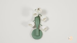 Sara Orchid Wall Lamp