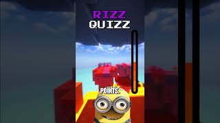 I GOT ALL THE RIZZ!!😏 #challenge #dispicableme #quizgame #brainrot