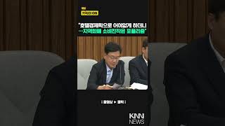 국민의힘 "호텔경제학으로 어이없게 하더니…지역화폐 소비진작은 포퓰리즘" / KNN