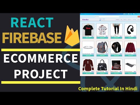 Learn Advanced React & Firebase with one Ecommerce Project in just 5 hrs 🔥