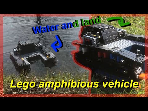 Lego amphibious vehicle