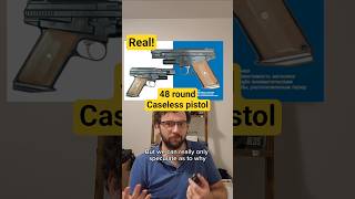 VAG-73 caseless 48 round pistol with Tandem magazine #history #war #firepower #future #tech