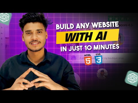 Create a Pro Website in 10 Minutes Using AI — No Coding Needed!
