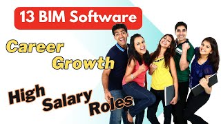 13 BIM Software for Career Growth & High Salary Roles #bim #bimjobs @DesignStudioInst