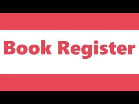 Run Your School "Book Register"   www.runyourschool.com