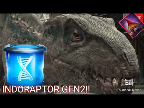 INDORAPTOR GEN 2 & DARWEZOPTERIX!! (Jurassic World Alive)