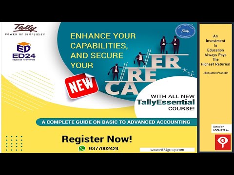 Be a Tally Expert at ED24 - Learn TallyEssential