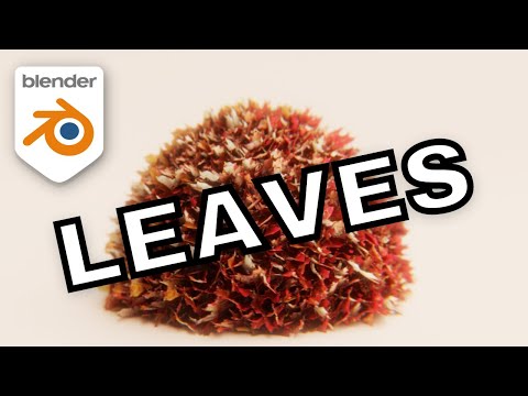 How To Make TONNES of Leaves In Blender 3.0 Geometrynodes (EASY!)