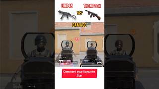 ump45 vs thompson damage test#pubg #bgmi #viral #shorts