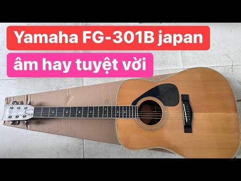 Đàn guitar Yamaha FG-301B japan âm hay tuyệt vời. Giá: 3tr800k. guitar nhật 0936057750