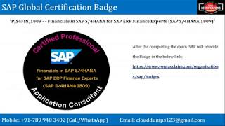 P_S4FIN_1809 - Financials in SAP S/4HANA for SAP ERP Finance Experts (SAP S/4HANA 1809) Dumps