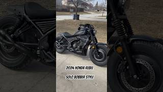 2024 Honda Rebel Solo Bobber Style Transformation #rebel #hondarebel300 #rebels #rebel500