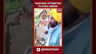 At Nangal Dam, Punjab CM Bhagwant Mann Says, Haryana Attempted To Steal Water Once Again
