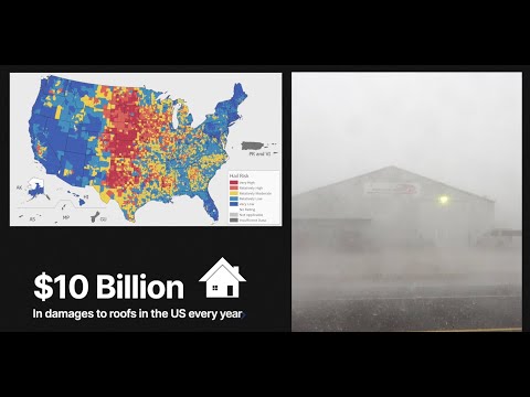 NanoTech Materials Cool Roof - Coat Hail Impact #HailResistance #RoofProtection #NanoTechMaterials