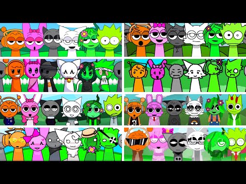 Incredibox - Sprunki but LOVE COUPLES ALL together in Different Mods | PART 6