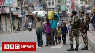 Kashmir in lockdown after autonomy scrapped - BBC News