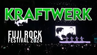 フジロック KRAFTWERK クラフトワーク 27 July 2024 FUJI ROCK Live in JAPAN 4K