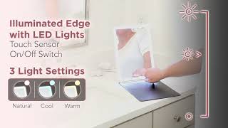 Portable Beauty Station by GloTech Mirrors