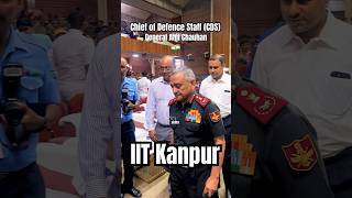 General Anil Chauhan (CDS) at IIT Kanpur pt. 2 😍 #iit #indianarmy #indianairforce #indiannavy #nda