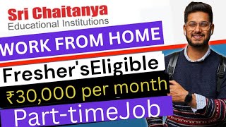 Part-time Work from Home Job 2025😍 | Fresher's Eligible | Online Teaching Jobs 