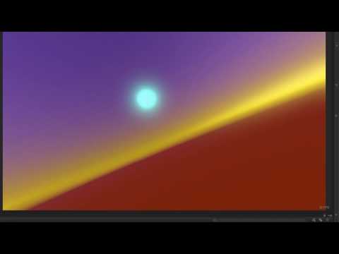 Working on Sky & Light rendering & camera tracking while possibly or even probably high.