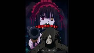 Kurumi VS Madara || #anime #wis #edit #wisedit #madara #kurumi