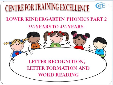 LOWER KINDERGARTEN PHONICS PART 2
