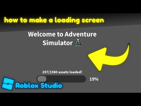 How to make a loading screen in Roblox Studio!