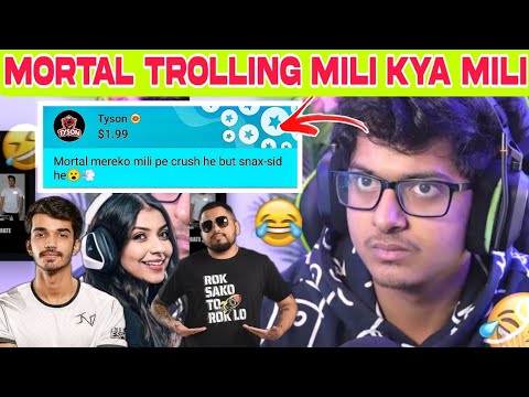 Mortal get a funny super chat on stream 😂🤣 #mortal
