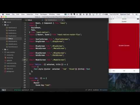 React Native Basics: Using react-native-router-flux Part 4 - Modal