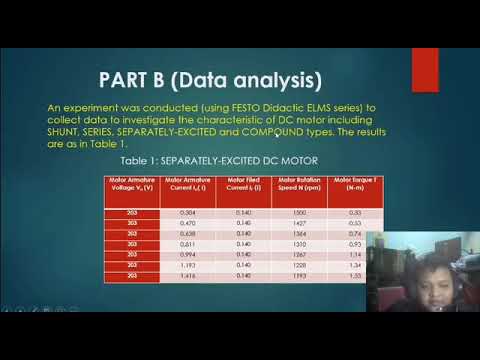 ANALYSIS OF BASIC DC MOTOR EQUIVALENT CIRCUIT