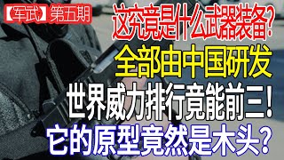 【军武】第五期。这究竟是什么武器装备？全部由中国研发。世界威力排行竟能前三！它的原型竟然是木头？