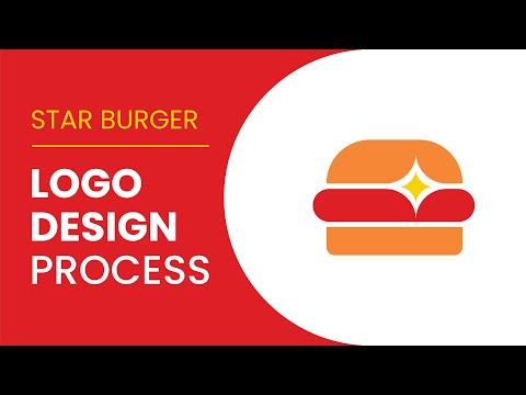 Burger Logo Design Process |  Idea Generation, Sketching, Concept Development & Illustration