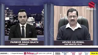 Live /Arvind Kejriwal Exclusive interview @crime prime time India news