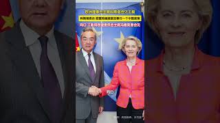 欧洲理事会主席会见王毅，并表示：欧盟将继续坚定奉行一个中国政策