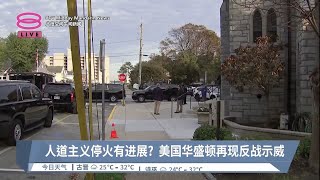 人道主义停火有进展？美国华盛顿再现反战示威【2023.11.05 八度空间午间新闻】